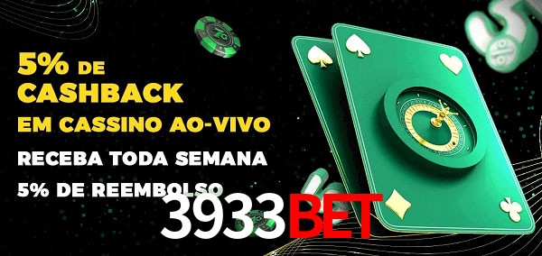 Promoções do cassino ao Vivo 3933bet